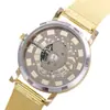 Reloj de cuarzo hueco transparente al por mayor personalizado reloj de cuarzo hueco de moda casual esfera de tres manecillas simple Reloj Reloj de regalo