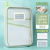 Bolsa Clasificadora de Materias en Forma de L, Bolsa Transparente para Documentos Específicos de Materia, con Cremallera, para Niños, Específicamente para Estudiantes de Secundaria, Específico por Materia para Primaria