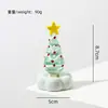 Árbol de Navidad Sólido Vidriado Zibo Artesanía de Vidrio Giratoria Coche y Escritorio Regalo Creativo Adorno Venta al por Mayor