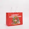 Bolsa Tote Halloween Colorida Estampada Personalizada Sacola Não Tecida Embalagem de Presente para Festa Bolsa de Presente de Natal Personalizada Atacado