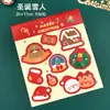 Adesivos de Natal Fofos Decoração DIY para Estudantes Adesivos para Diário Papelaria de Natal Fofa de Alto Valor Adesivos Pequenos