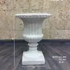 Casamento Coluna Romana Dourada Vaso de Flores Prateleira Guia de Estrada Listrado Europeu Troféu Fibra de Vidro Adereços de Casamento