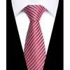Gravata Listrada Profissional de Negócios Masculina 8cm Gravata de Poliéster Personalizada Feita à Mão Gravata Masculina Fabricante de Gravatas Shengzhou