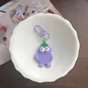 Brinquedo de comida divertido e peculiar de desenho animado, torrada, batata frita, tomate, chaveiro de acrílico, pingente, decoração fofa para bolsa, presente