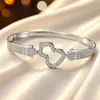 Pulsera Retro Calabaza Calada Incrustada con Circonita Transfronteriza Europea y Americana Diseño de Sentido de Temperamento de Moda Anillo de Mano Lujo Ligero Sensación de Gama Alta Joyería de Mano