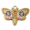 Transfronterizo 125 Goteo de aceite Fantasma de Halloween Calavera Murciélago Muerte Colgante DIY Pulsera Llavero Colgante de Joyería