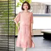 Vestido Elegante de Verão 2026, Estilo Novo, Tamanho Grande, para Mulheres de Meia-Idade, Fashion, Justo ao Corpo, Rejuvenescedor, Casual, Versátil