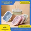 Caixa de Almoço de Silicone Personalizada Forno de Micro-ondas Dobrável Vedada Compartimento Crocante Uso Duplo Quente e Frio Estudante Trabalhador de Escritório Caixa de Armazenamento de Alimentos