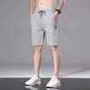 Calças Casuais Masculinas Verão Novo Quatro Lados Elástico Gelo Fino Gelo Seda Calça Reta Leve Costura Empresarial Coreano Calças Slim