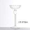 Candelabro de rayas de patas altas de estilo europeo, decoración del hogar, suministros para bodas, cenas románticas a la luz de las velas, accesorios para candelabros retro