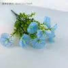 Ramo de Flores de la Mañana Simuladas Arreglo de Flores Artificiales para Sala de Estar Decoración de Mesa Boda Hotel Paisajismo de Bodas Flores de Plástico