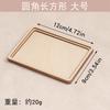 Imán de Nevera con Bordado Dai Accesorios Marco de Fotos Redondo DIY para Montar Palabras Bordadas Piezas de Madera Teñido a Mano de Madera
