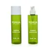 Frasco de Loção Corporal 200ml Tampa de Rosca Plástica Frasco de Tônico Pet Ombro Plano Frasco de Cuidados Produto para Cuidados com a Pele Tampa de Rosca Cosméticos