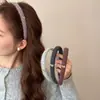 Diadema de estilo francés inspirada en Chanel de caña alta para mujer, Diadema estrecha de invierno, Nuevo accesorio para el cabello de moda 2025