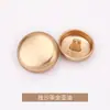 Botones de abrigo estilo pequeño aroma cosidos a mano con cabeza plana para mushroom Ropa cortavientos chaqueta suéter tejido botones metálicos
