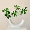 Flores, Decoraciones de Flores Artificiales, Plantas Verdes Biónicas, Plantas Falsas, Plantas en Maceta, Decoraciones para Mesa de Comedor de Sala de Estar Interior, Decoraciones Florales