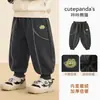 Pantalones de forro polar Kaka Panda para niños, pantalones deportivos para niños, ropa de invierno, pantalones largos de otoño e invierno para niñas, pantalones de chándal de invierno para bebé