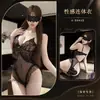 Lencería sexy, encaje de puro deseo con tirantes de cadena con cuentas, body, sexy y coqueto, diseño de entrepierna abierta, no es necesario quitarlo, transparente