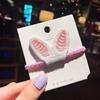 Pasadores de Encaje Tridimensional Tejido para Orejas para Niños, Niñas y Bebés, Pinzas de Hilo Animal Tejido para Flequillo, Accesorios para el Cabello