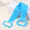 Toalla de baño de silicona al por mayor del fabricante, tira larga, potente exfoliante de espalda para hombres y mujeres, removedor de piel muerta, toalla de baño de doble cara, cepillo para la ducha
