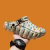 Baotou Hombres Verano 2026 Nuevo Estilo Ropa Exterior Suela Suave Sensación Acolchada Chanclas de Playa Zapatos Casuales para Conducir Talla Grande con Agujeros
