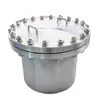 Suministro en Stock de Tapas de Inspección para Pozos de Registro de Acero Inoxidable, Tapa de Pozo de Registro Vertical de Apertura Rápida Resistente al Desgaste para Soldadura, Resistente a Altas Temperaturas