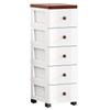 Gabinete Sándwich con Cajones de Baño Transfronterizo Gabinete de Almacenamiento para Baño Estante de Almacenamiento de Lujo Ligero Gabinete de Almacenamiento de Piso Lateral para Inodoro
