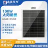 Panel Solar Multi-Puerta Alta Eficiencia Monocristalino Módulo Fotovoltaico de 100W Fuente de Alimentación Completa Fábrica Especificaciones Completas