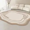 Cachemira Sintética Espesa Cubre Sofá Completo Alfombra Grande para Sala de Estar Alfombra Irregular para Dormitorio Felpudo Estilo Japonés para Vestidor