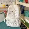 Nova Mochila Escolar para Meninas, Estilo Japonês, Bonita e Moderna, Estética de Alto Valor, Adequada para Alunos do Ensino Fundamental II e Universitários, Mochila Leve e Doce