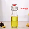Suministro de Botellas de Vidrio de 250ml, 500ml, 1000ml, Botellas Cuadradas para Vino con Tapa de Presión, Botellas para Fermentación de Enzimas, Botellas Redondas para Bebidas