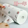Papel de Cocina Engrosado Papel de Cocina Papel Especial Servilleta Desechable Trapo Perezoso Paño de Cocina Uso Húmedo y Seco Absorbente