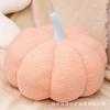 Almohada de calabaza redonda suave y adorable de celebridad de Internet nórdica para sofá, sala de estar, soporte lumbar tridimensional, almohada de lunares para dormitorio de Halloween