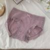 Ropa Interior Seamless de Cintura Media, Ropa Interior Francesa con Volantes de Algodón para Mujer, Entrepierna de Algodón Antibacteriana para Niñas Talla Grande Algodón Puro Ropa Interior para Mujer