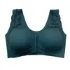Sujetador estilo chaleco de encaje Zeriluna con cierre frontal, disponible en varios colores, cómodo y de soporte, sujetador sin aros