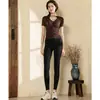 Top de Yoga para Mujer con Almohadillas en el Pecho, Cuello en V, Sujetador Deportivo Floral Tridimensional, Conjunto Sexy de Ropa de Fitness para Entrenamiento de Pilates