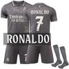 2425 Gris No. 9 Jersey Deportivo de Mbappé No. 5 Bellingham La Liga Real Madrid Segundo Uniforme de Fútbol de Visitante