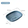 Cesta de Lavado de Verduras Hueca para Cocina, Cesta Escurridora de Plástico Multiusos, Cesta para Guardar y Limpiar Verduras, Cesta Multifuncional para Guardar Frutas y Verduras