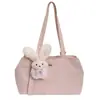 Bolsa Tote de Ombro Grande para o Dia a Dia Estilo Coreano Nicho Simples Grande Capacidade Múltiplos Compartimentos Leve Impermeável Nylon Bolsa Grande de Ombro Único para Mulheres