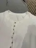 Camiseta Casual de Manga Corta Elástica Cómoda Diseño Versátil Ajustado Estilo Coreano A6221