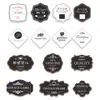Etiquetas adhesivas hechas a medida, pegatinas con código QR, impresión de logotipos, pegatinas para agenda, pegatinas de PVC transparente