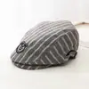 Boina Sombrero de Otoño para Hombres y Mujeres, Sombrero Estilo Coreano para Bebés y Niños, Sombrero de Sol Rayado de Primavera y Otoño para Bebés, Gorra de Béisbol