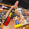 Nuevo llavero de Dragon Ball versión Q, exquisito y lindo colgante para bolso escolar, muñeco Monkey King, llavero para coche para niños