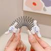 Peine para el cabello de niños, artefacto para terminar el cabello roto, flequillo, peine para la parte posterior de la cabeza de la niña Lala, tarjeta para el cabello, tocado para bebé
