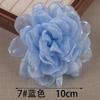 Fabricantes de fontes de 10 cm acessórios para cabelo de flores de ponta ardente acessórios de camélia broche de tecido de flores faça você mesmo flores de pano