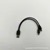 Cabo de Dados Dois em Um, Cabo de Carregamento de Cabeça Dupla, Adequado para Dispositivos Android Duplos, Cabo de Carregamento Multifuncional Um para Dois, Durável
