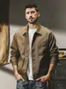 365g Jaqueta de Trabalho Americana Retro Pesada Masculina Tendência Primavera Outono Marca Solta Hardcore Caça Casual Roupa Externa Masculina Top