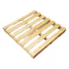 Almacén de Palets de Logística de Hebei Fork de Cuatro Lados Palet de Madera Maciza Base de Piso de Madera Cartón de Madera Libre de Fumigación Pegado