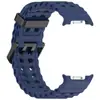 Nuevo de Fábrica Adecuado para Samsung Galaxy Watch8/Watch8Classic Correa de Silicona Doble Botonadura Marina