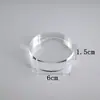 Suporte de Exibição Cilíndrico de Acrílico, Rack de Exibição de Joias de Alta Transparência, Base para Cosméticos, Suporte para Modelos